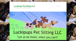 Desktop Screenshot of luckipups.com